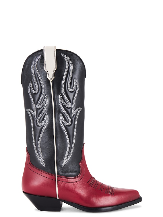 Sonora Santa Fe 35 Boot in Black & Red | FWRD