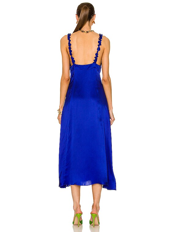 Saks Potts HENRIETTE ドレス - Royal Blue | FWRD