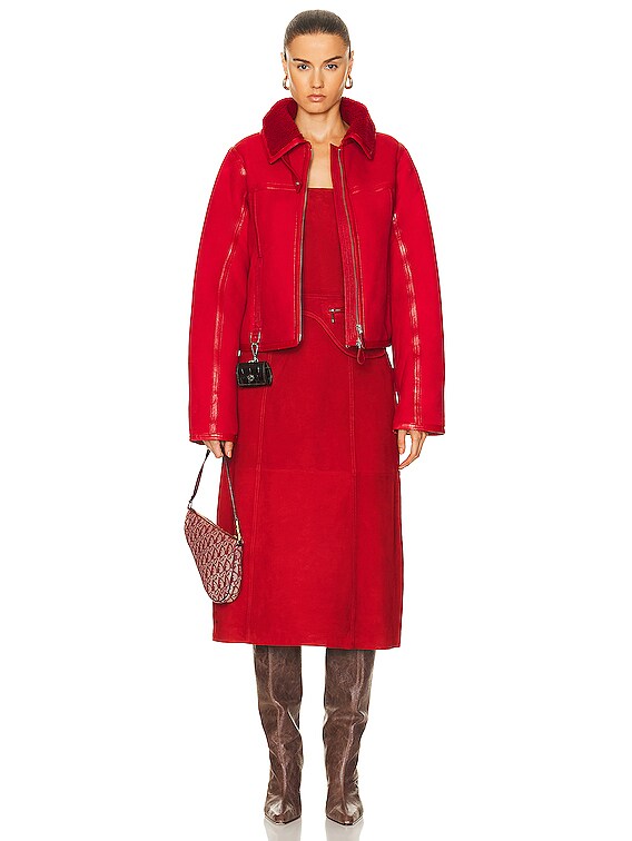 Saks Potts Cosmo Jacket in Red | FWRD