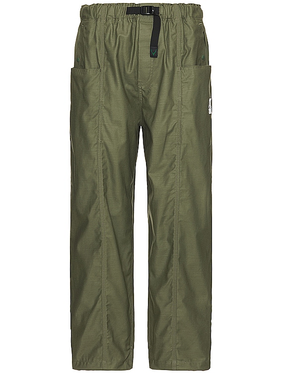 South2 West8 Belted Cs Pant Cotton Back Sateen in A-Olive | FWRD