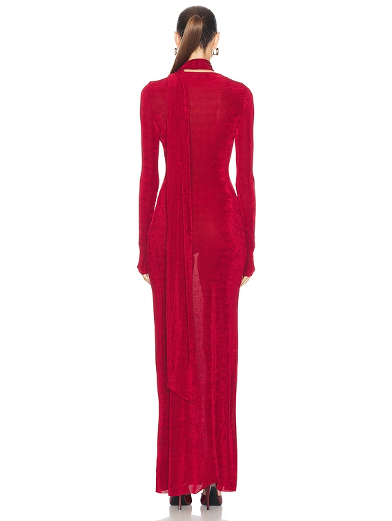 SER.O.YA Rashelle Maxi Dress in Ruby Red | FWRD