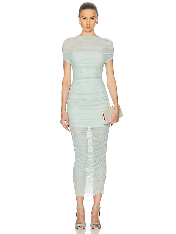 Noel Off Shoulder Midi Dress