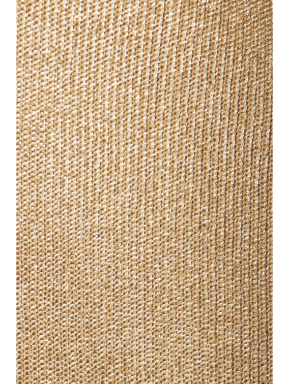 SEROYA Henne Metallic Dress in Gold | FWRD