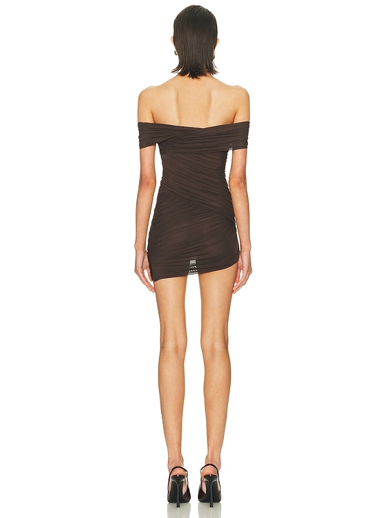 Deniz Mesh Mini Dress