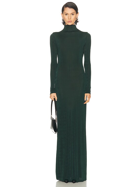 SEROYA Kim Maxi Dress in Dark Green - size XS SEROYA Kim Maxi Dress in Dark Green - size XS