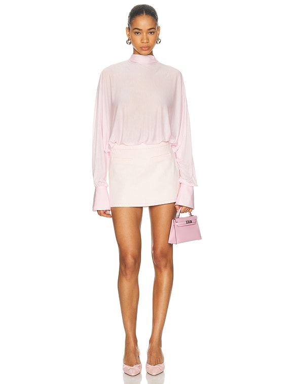 SEROYA Hawkes Bodysuit in Petal Pink | FWRD