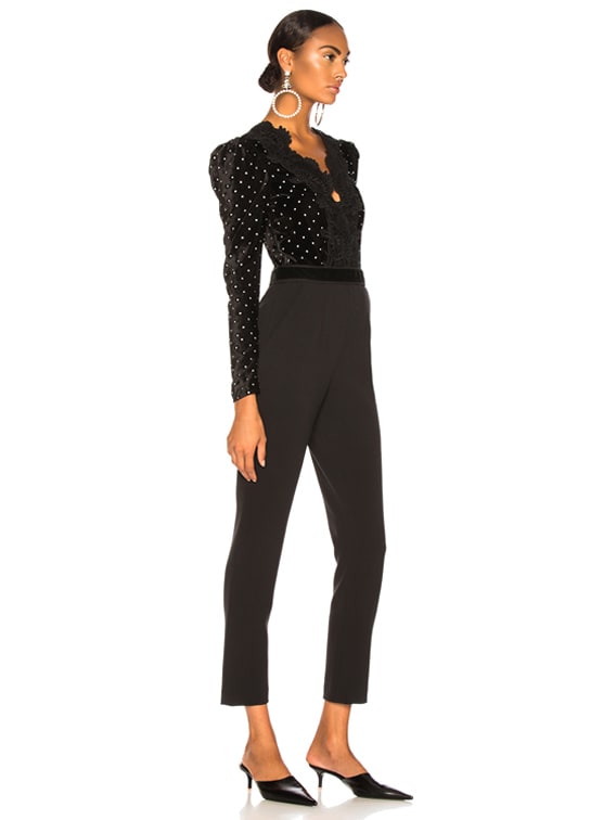 black diamante jumpsuit