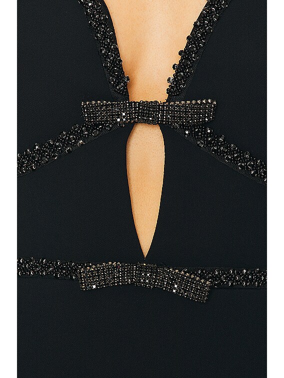 Bonded Crepe Mini Dress