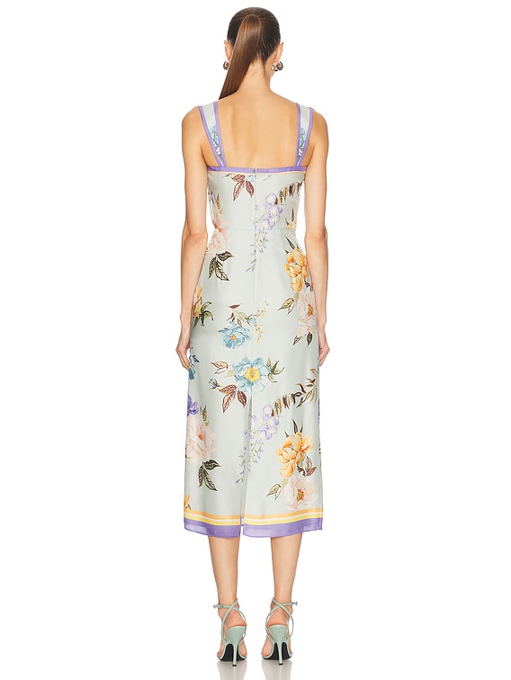 saoirse midi dress Saoirse Metallic Pleated Midi Dress