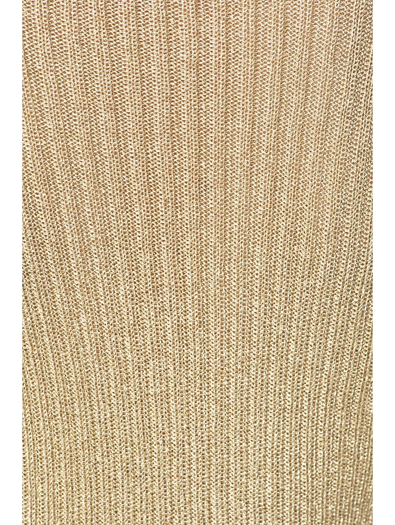 Lurex Knit Mini Dress