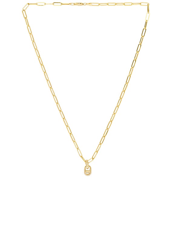 【STONE AND STRAND】Festival 14Kゴールドトルマリンネックレス STONE AND STRAND ネックレス - 14k Yellow Gold & White