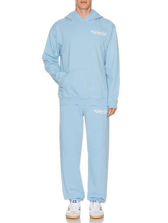 Sporty & Rich 94 Racquet Club Sweatpants in Sky Blue | FWRD
