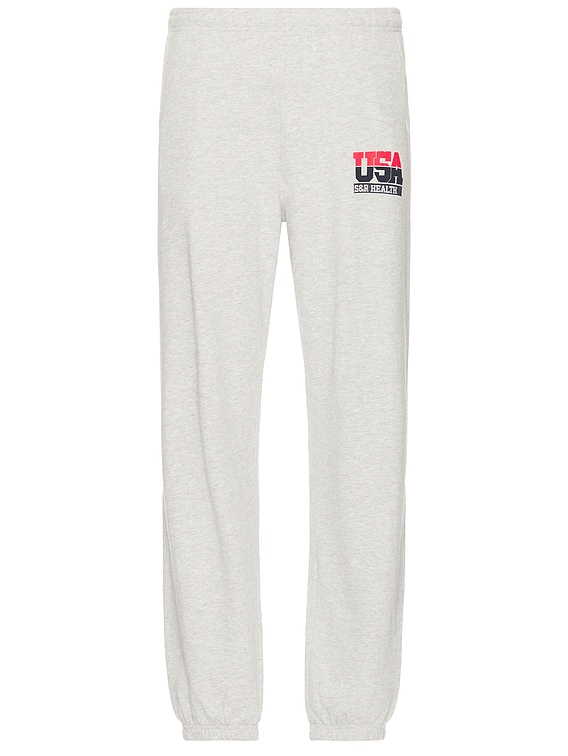 ボトムスその他 Sporty & Rich California Sweatpants Heather Grey SWAW2341HG S&R Sweatpants - Heather Gray/Navy – Sporty & Rich
