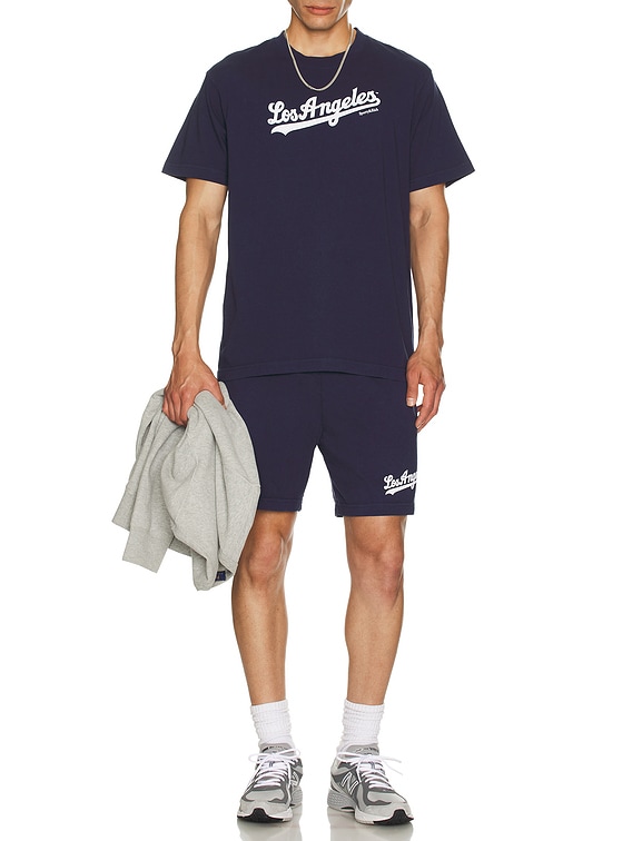 Sporty & Rich Dodgers T-Shirt in Dark Navy | FWRD