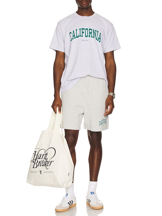 Sporty&Rich｜ (California T-Shirt - Heather Gray (TO0436 California T-Shirt - Heather Gray/Alpine – Sporty & Rich