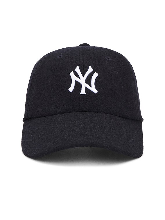 帽子 Sporty & Rich Yankees serif wool hat Sporty & Rich Yankees Serif Wool Hat Blue | BSTN Store
