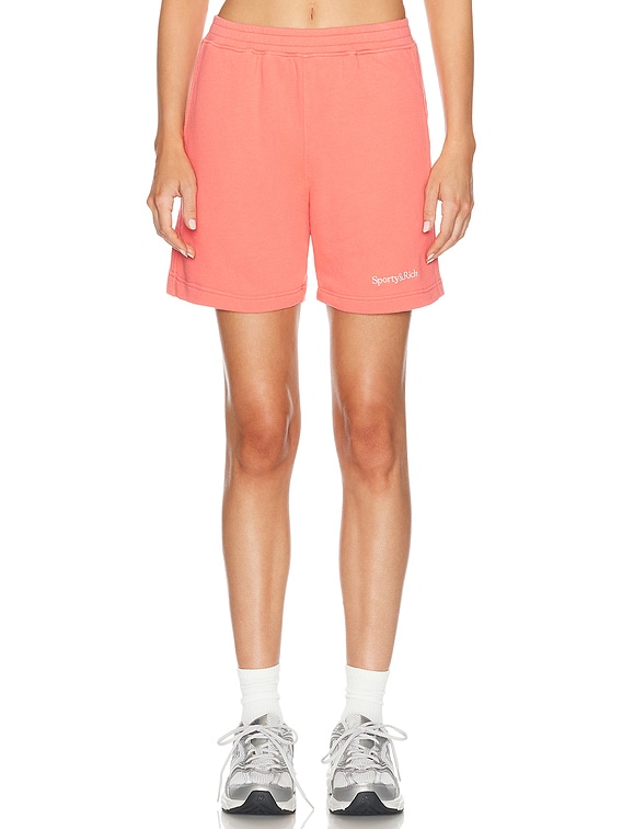 ショートパンツ Sporty & Rich Serif Logo Soft Gym Shorts (50360) Sporty & Rich Serif Logo Soft Gym Shorts (50360) (Sporty