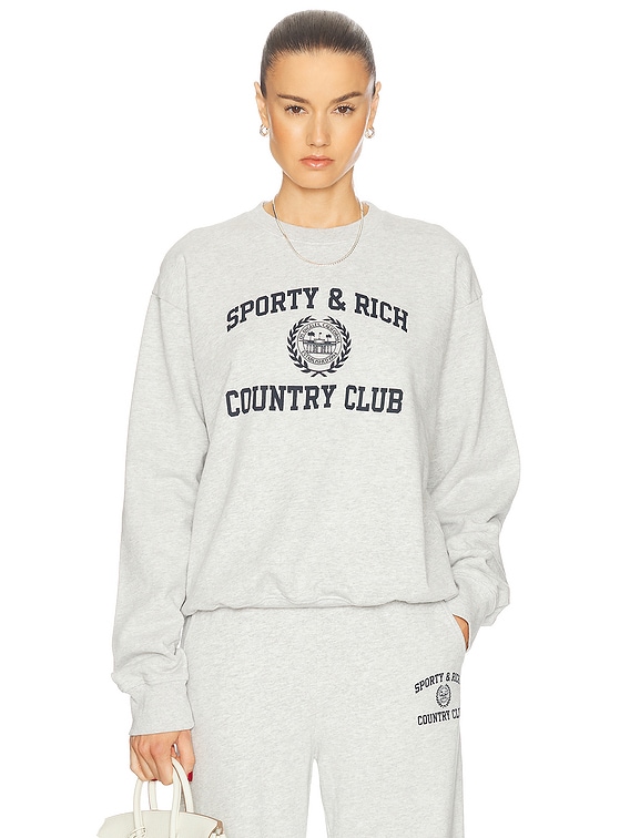 Varsity Crest Crewneck Sweater