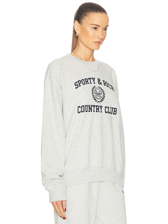 Varsity Crest Crewneck Sweater