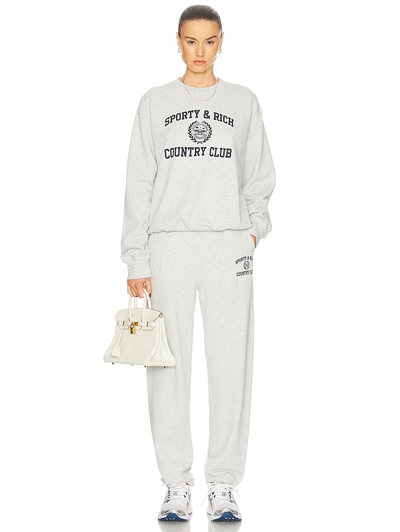 Varsity Crest Crewneck Sweater