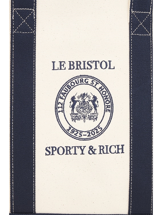 X Le Bristol Paris Crest Seal Tote Bag