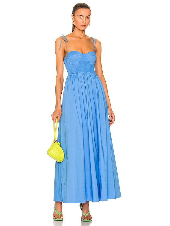 Staud Landry Dress in Azure | FWRD