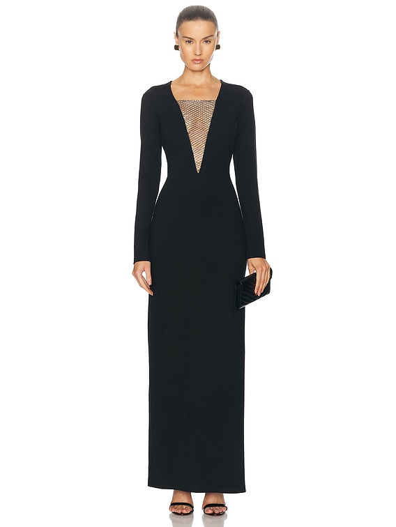 Staud Kris Dress in Black | FWRD