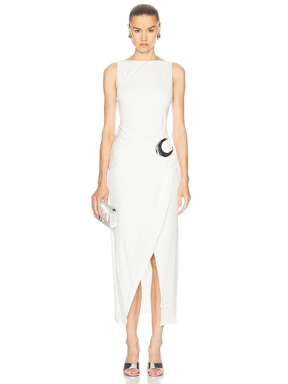 chinese dress ladies Staud Madison Linen Dress in Natural  Hampden Clothing