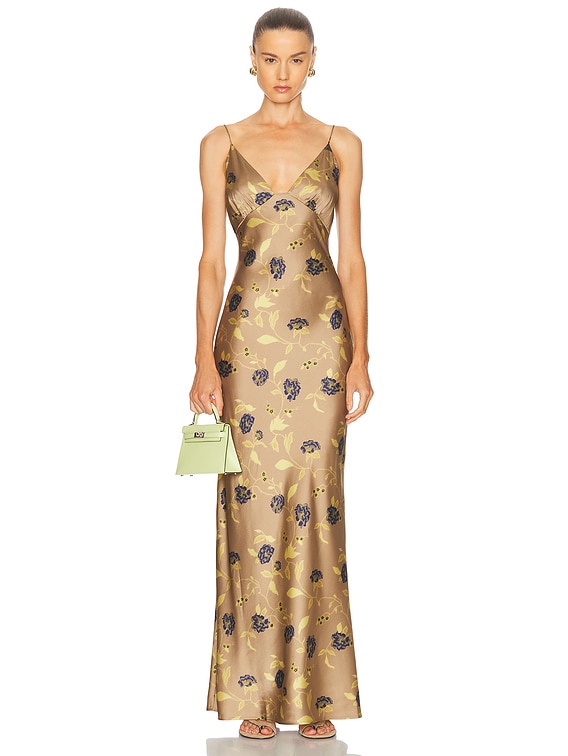 Staud Hank Silk Dress in Vintage Floral | FWRD