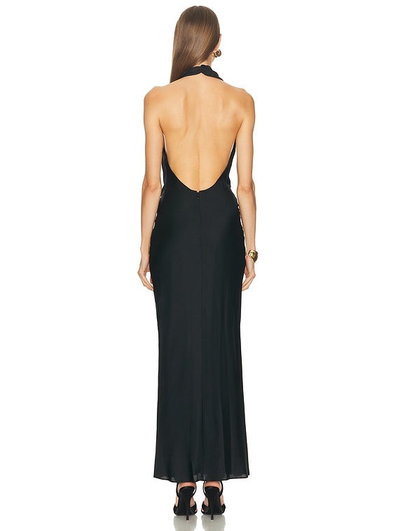 staud poppi silk dress STAUD, Poppi Silk Dress in Black, Size 8