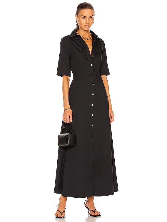Staud Joan Maxi Dress in Black | FWRD
