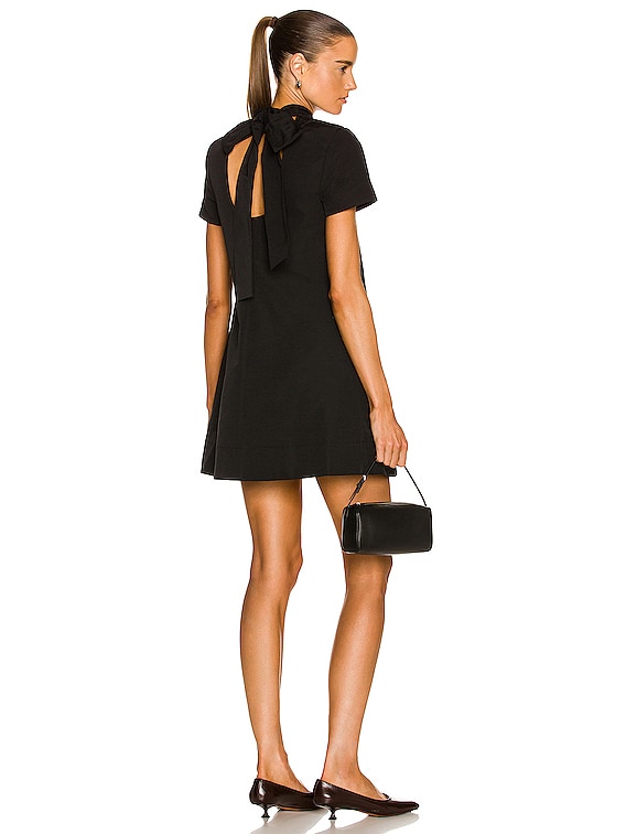 Staud Mini Ilana Dress in Black | FWRD