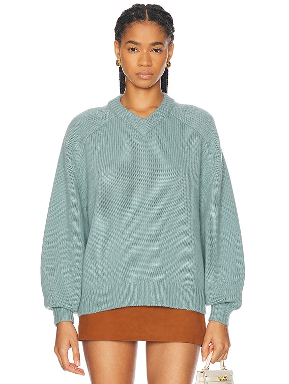 Staud Wilson Sweater in Mist | FWRD