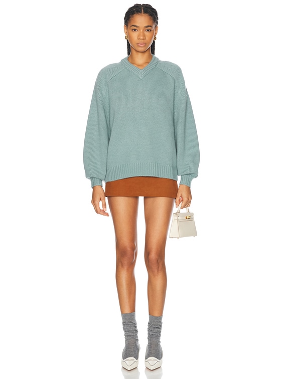 Staud Wilson Sweater in Mist | FWRD