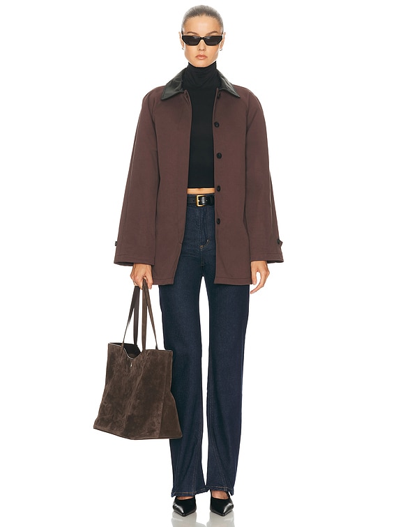 Staud Jackson Coat in Earth | FWRD