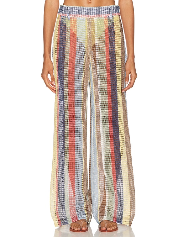 Staud Cora Pant in Market Stripe | FWRD