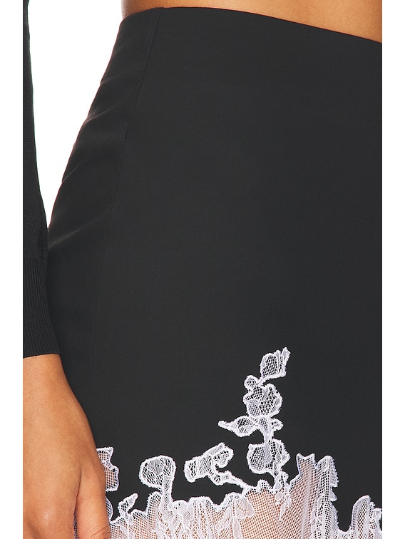 Staud Nadia Mini Skirt in Black | FWRD
