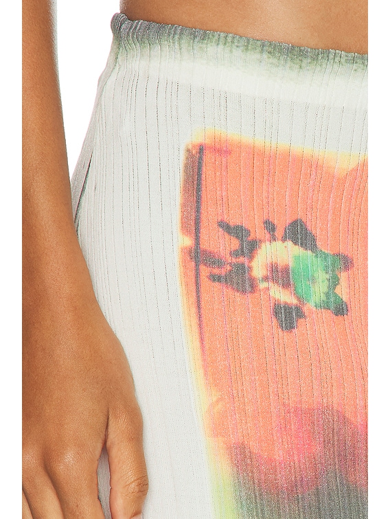 Staud Noemi Skirt in Superbloom Scarf | FWRD