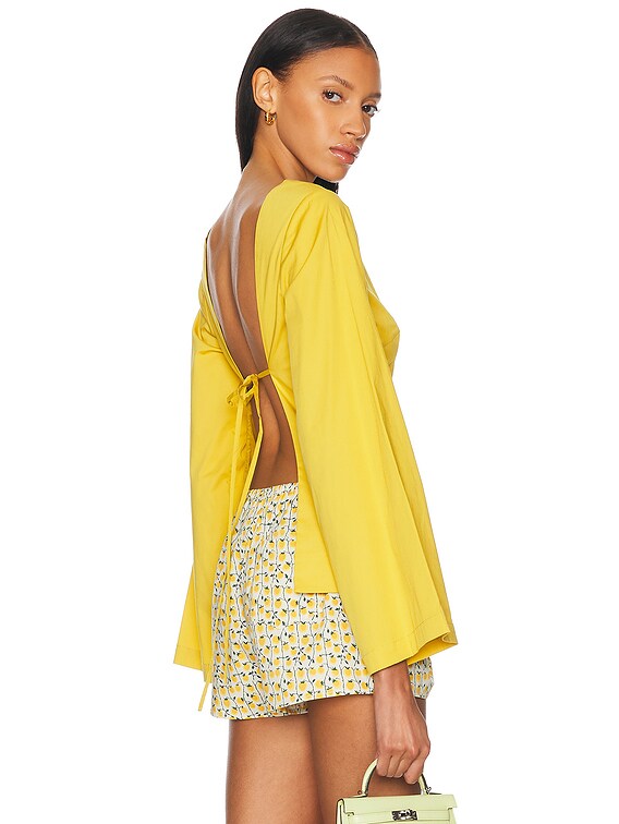 Staud Mina Top in Chartreuse | FWRD
