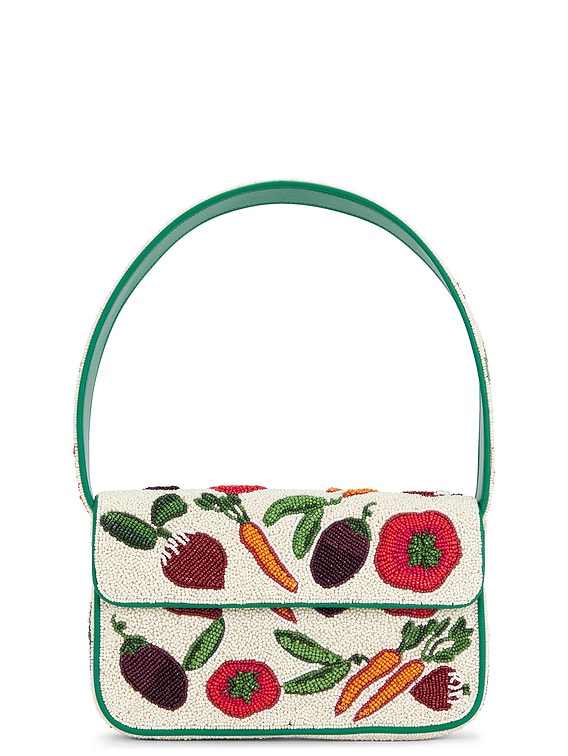Staud Tommy Beaded Bag in Crudite | FWRD