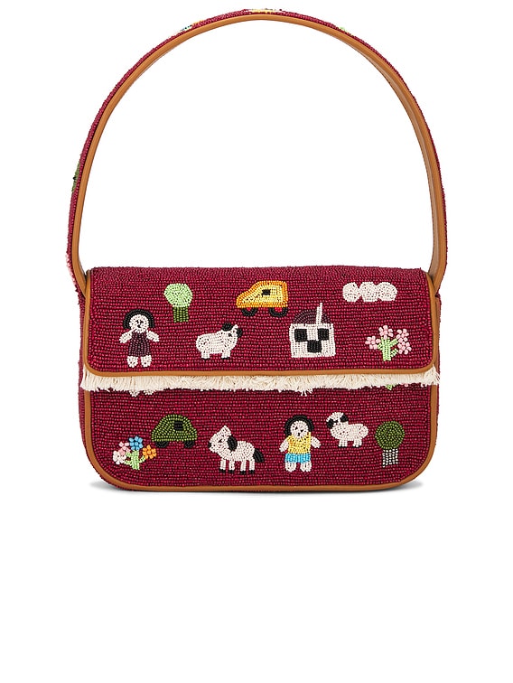 Staud Tommy Beaded Bag in Folk Town | FWRD