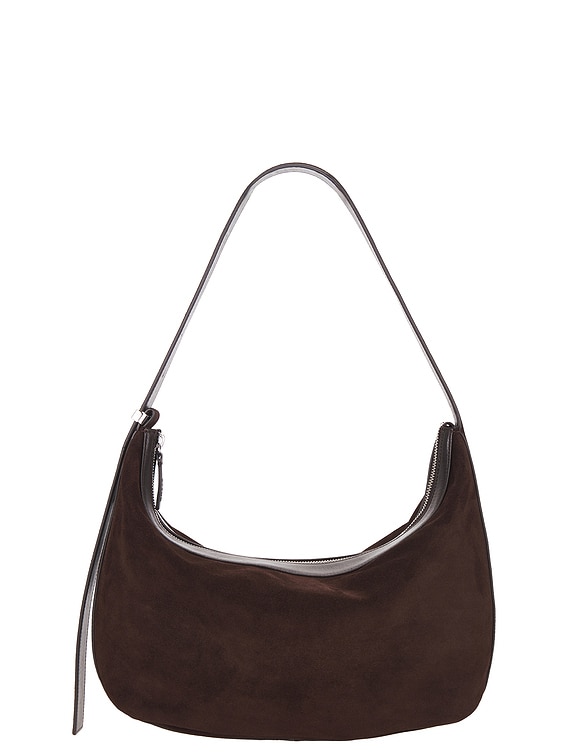 Staud Large Demy Shoulder Bag in Espresso | FWRD