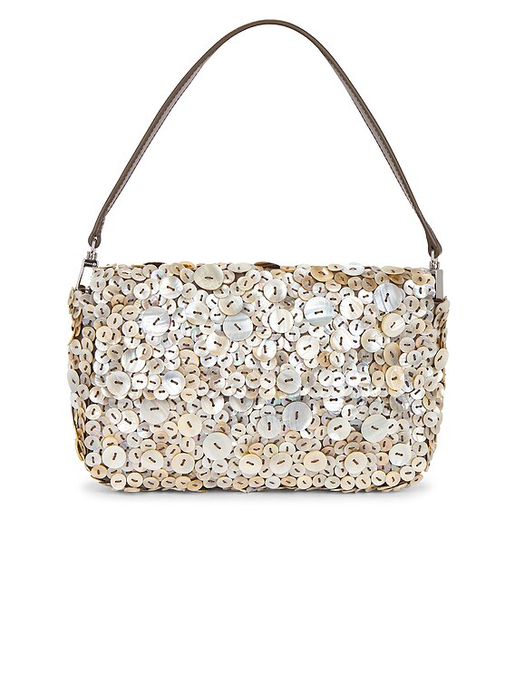 Staud Timmy Convertible Shoulder Bag in Mother Of Pearl | FWRD Staud Timmy Convertible Shoulder Bag in Mother Of Pearl | FWRD