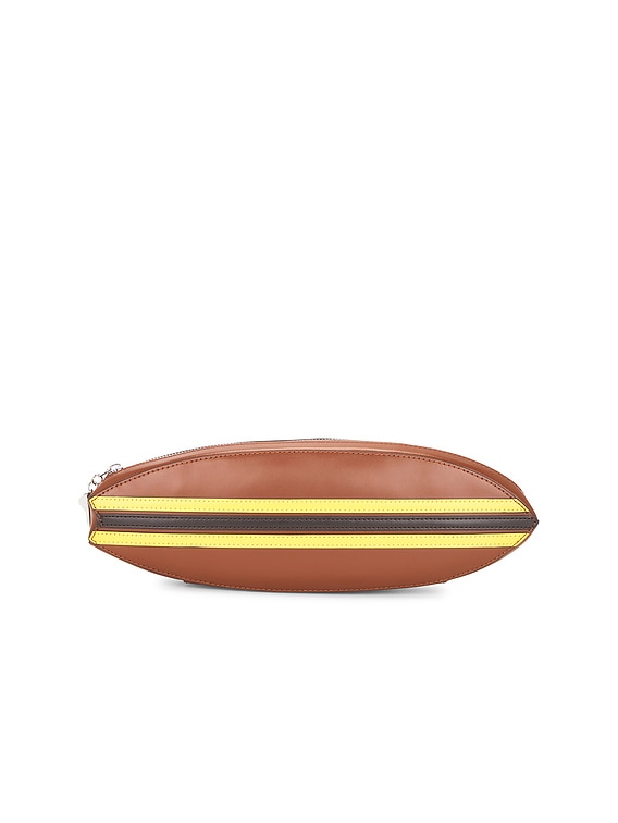 Staud Surfboard Clutch in Tabac | FWRD