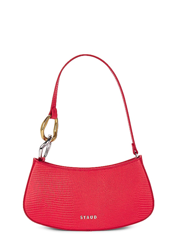 Staud Ollie Bag in Red Rose FWRD