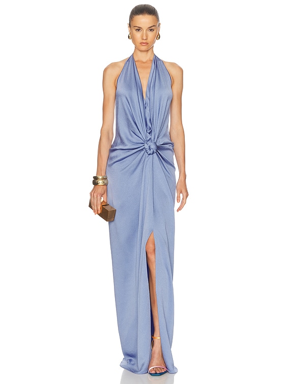 SILVIA TCHERASSI Torgiano Dress in Periwinkle | FWRD