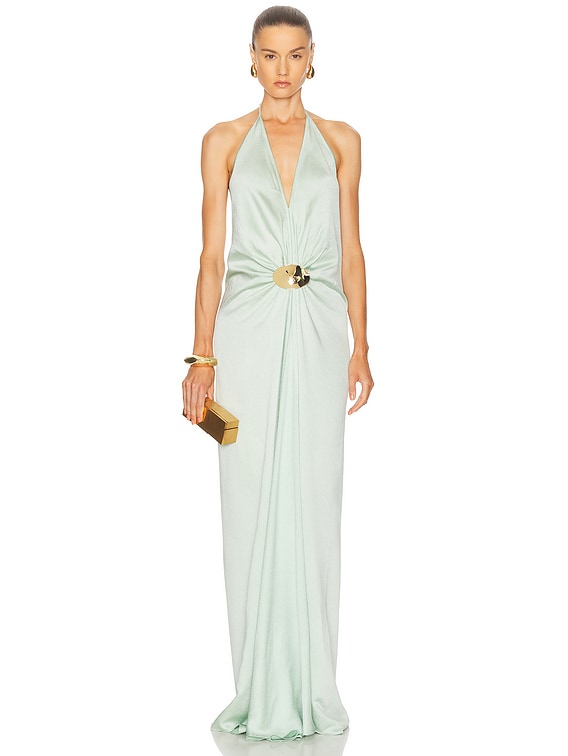 SILVIA TCHERASSI Aiko Dress in Mint | FWRD