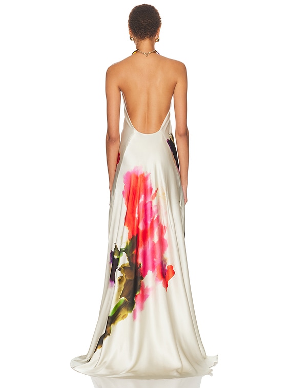 SILVIA TCHERASSI Jesse Dress in Azalea Flower | FWRD
