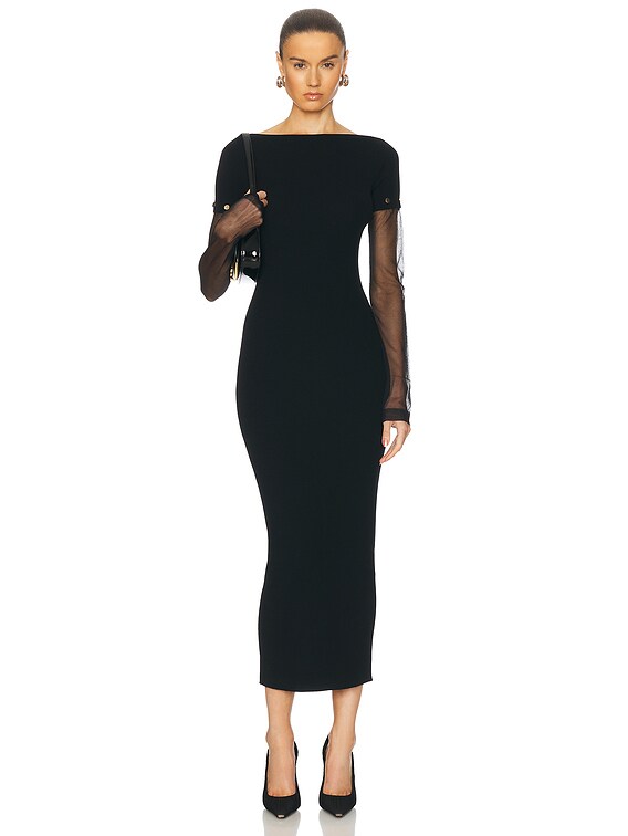 【送料&関税込】Sportmax Dress Grazia Sportmax Grazia Dress in Black | FWRD