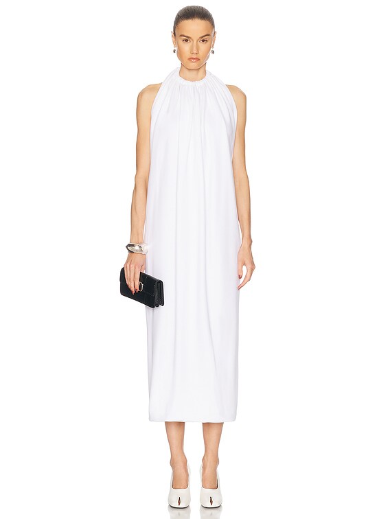 ワンピース SPORTMAX Woman Dress White 1 2512631032600 002 Sportmax Alceste Dress in Optical White | FWRD
